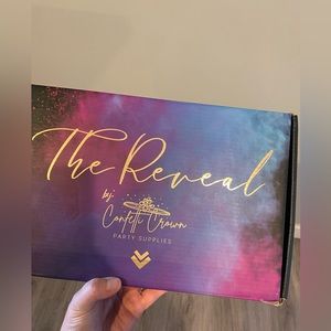 2 pink gender reveal canons